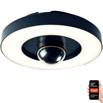 Immax NEO 07792L - LED Slimme buitencamera met een licht RING 22W/230V IP44 Wi-Fi Tuya