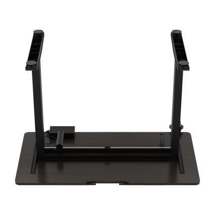 In hoogte verstelbare game tafel CONTROL 110x60 cm bruin/zwart