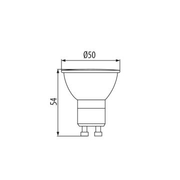 LED Lamp GU10/2,7W/230V 4000K