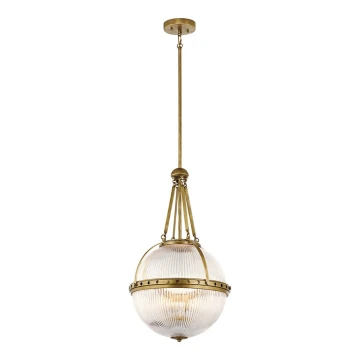 Kichler - Hanglamp aan een koord ASTER 3xE14/60W/230V goud