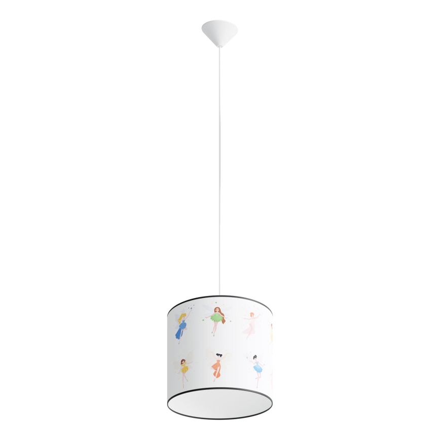 Kinder hanglamp aan een koord FAIRY 1xE27/15W/230V diameter 30 cm fee