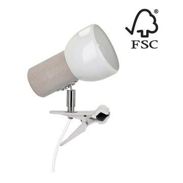 Klemlamp SVENDA 1xE27/60W/230V - FSC-gecertificeerd