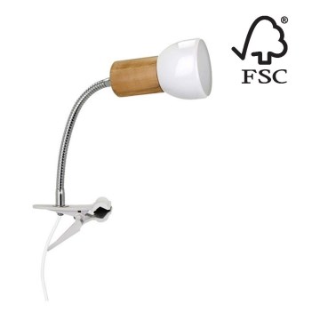 Klemlamp SVENDA 1xE27/60W/230V - FSC-gecertificeerd