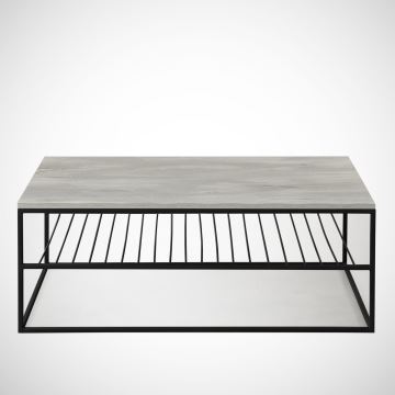 Koffie Tafel ETNA 43x95 cm grijs