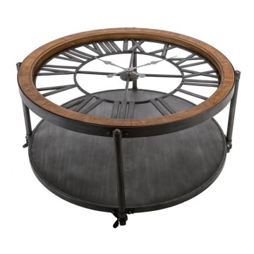 Koffie Tafel met een klok CHRONO 89,5x47 cm