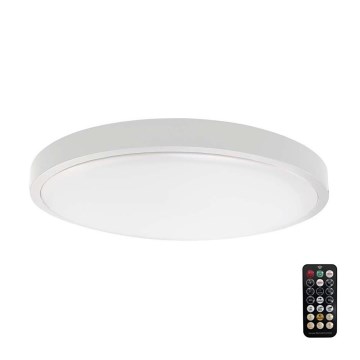 LED Badkamer plafondlamp met sensor SAMSUNG CHIP LED/24W/230V IP44 4000K diameter 35 cm wit + afstandsbediening