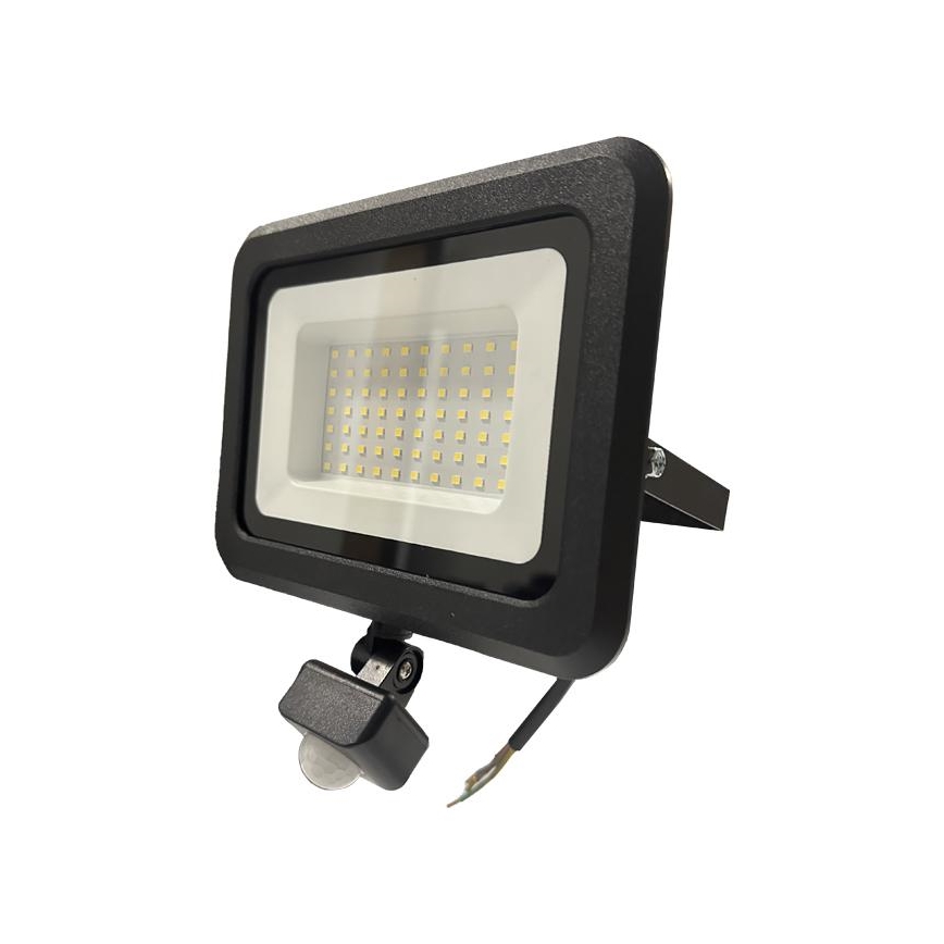 LED Buitenschijnwerper met sensor LED/50W/230V 4000K IP44 zwart