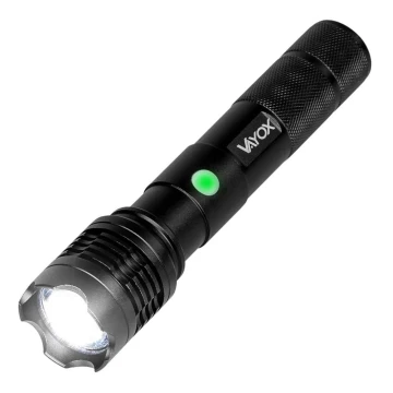 LED Dimbaar rechargeable flashlight LED/10W/5V IPX4 800 lm 4 h 1200 mAh