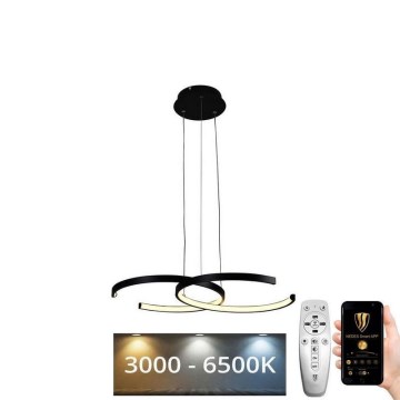 LED Dimbare hanglamp aan snoer LED/50W/230V 3000-6500K + afstandsbediening