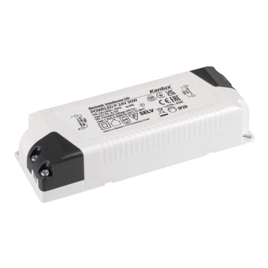 LED Elektrische transformator 30W/24V