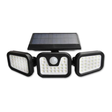 LED Flexibel zonne- Schijnwerper met sensor LED/15W/3,7V IP54 4500K