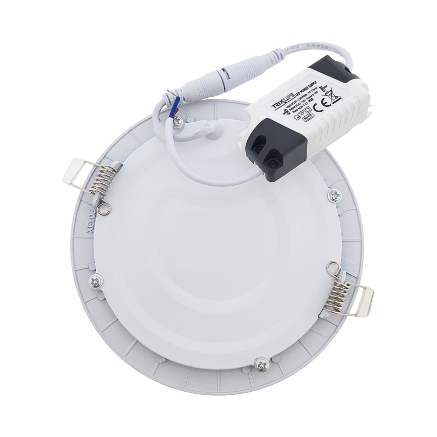 LED Hang plafondverlichting QTEC LED/9W/230V 2700K diameter 14,5 cm