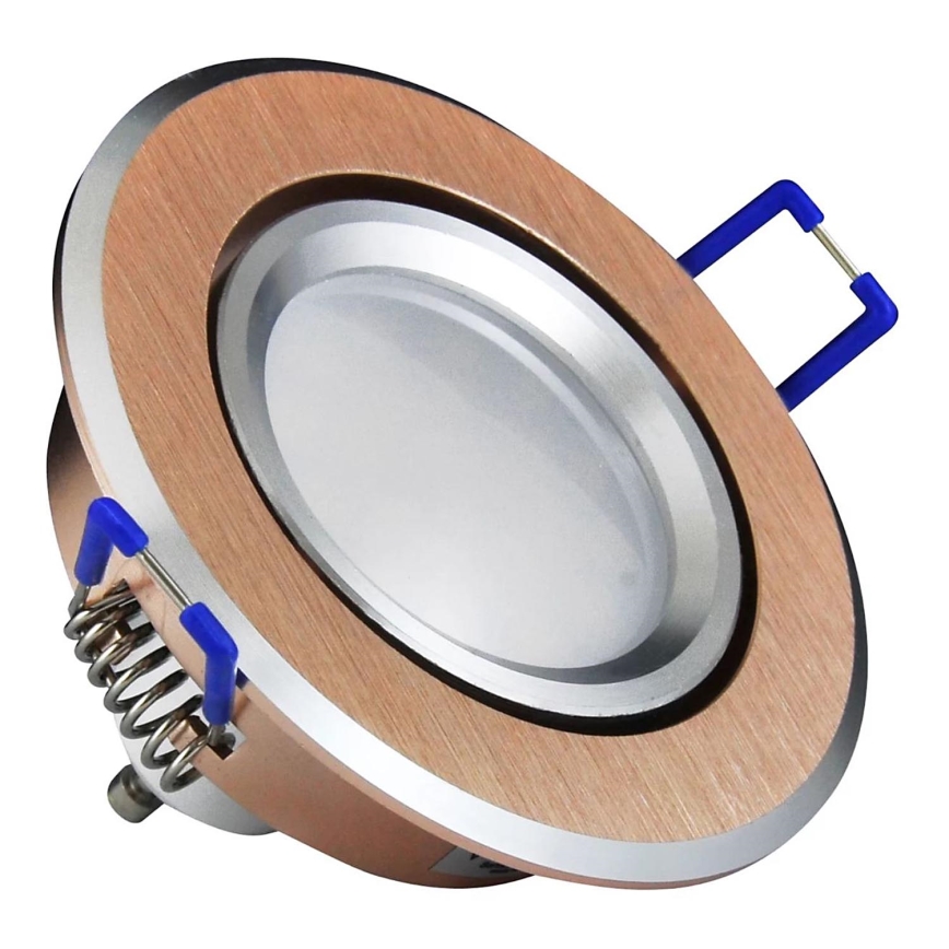 LED Hang plafondverlichting ZON OLAL 1xGU10/3,5W/230V 3000K diameter 8,4 cm goud