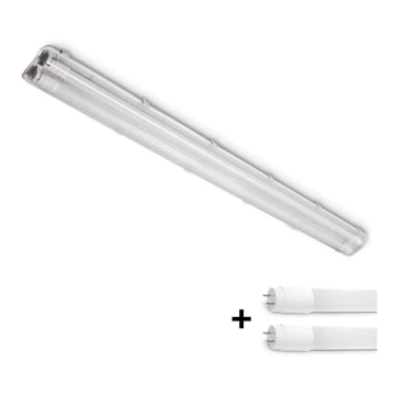 LED Industrie Lamp T8 2xG13/18W/230V 4000K IP65