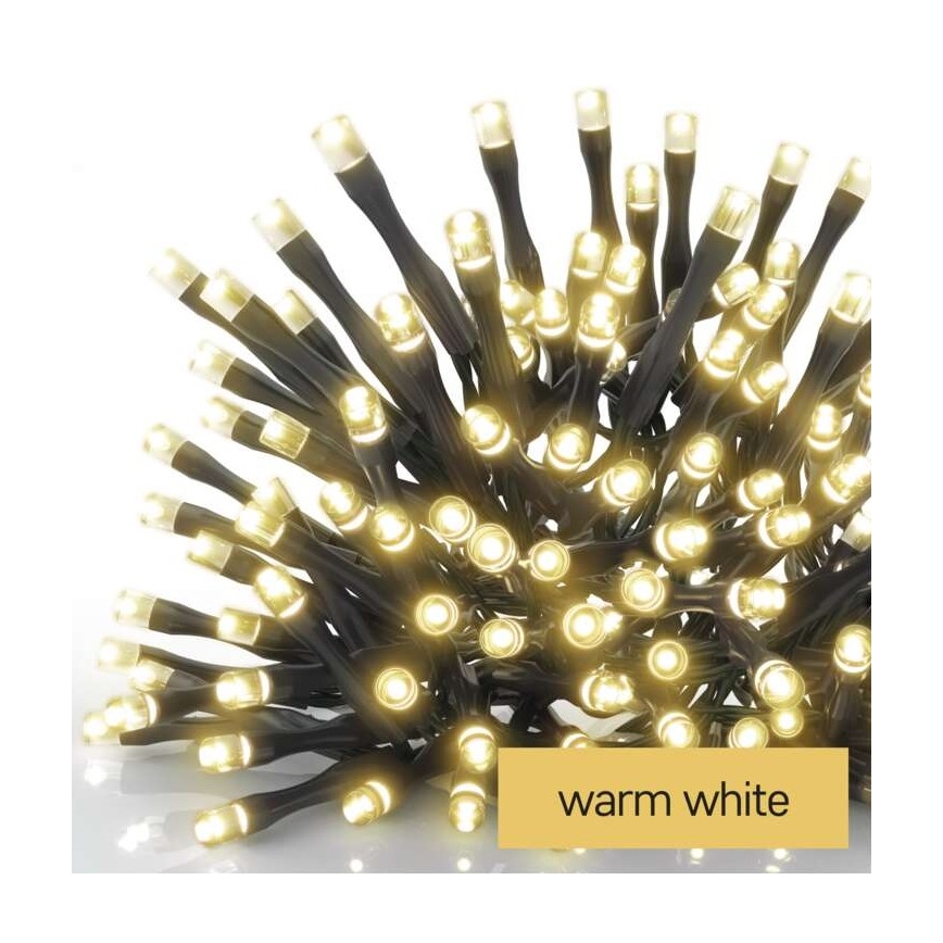 LED Kerst buitenketting 120xLED/8,9m IP44 warm wit