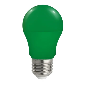 LED lamp A50 E27/4,9W/230V groen