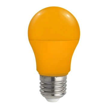 LED lamp A50 E27/4,9W/230V oranje