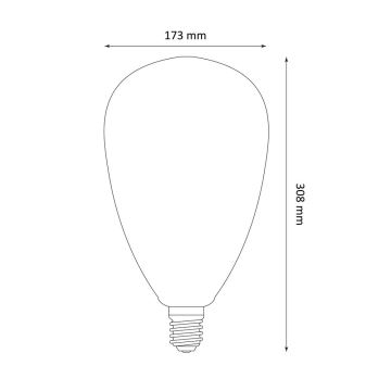 LED Lamp DECO VINTAGE S173 E27/4W/230V 1800K