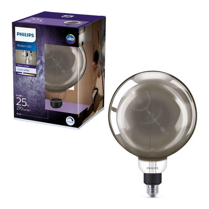 LED Lamp dimbaar SMOKY Philips G200 |