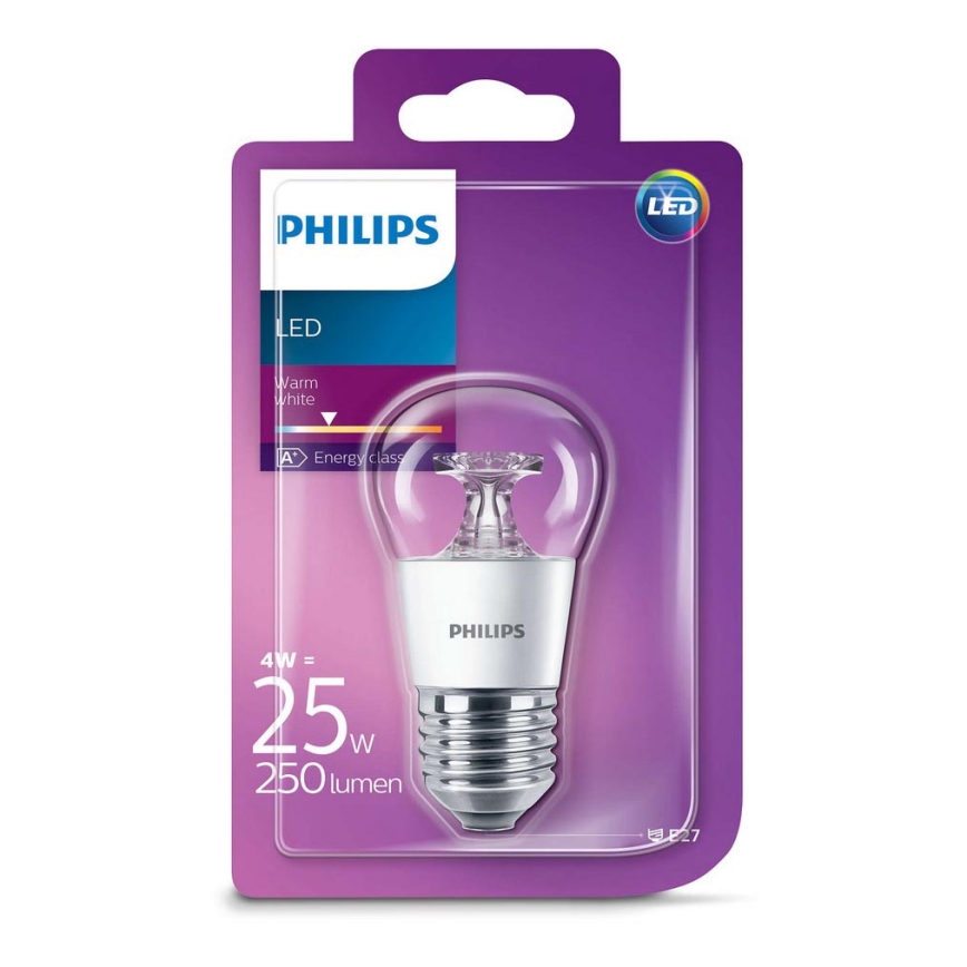 LED Lamp E27/4W/230V 2700K - Philips