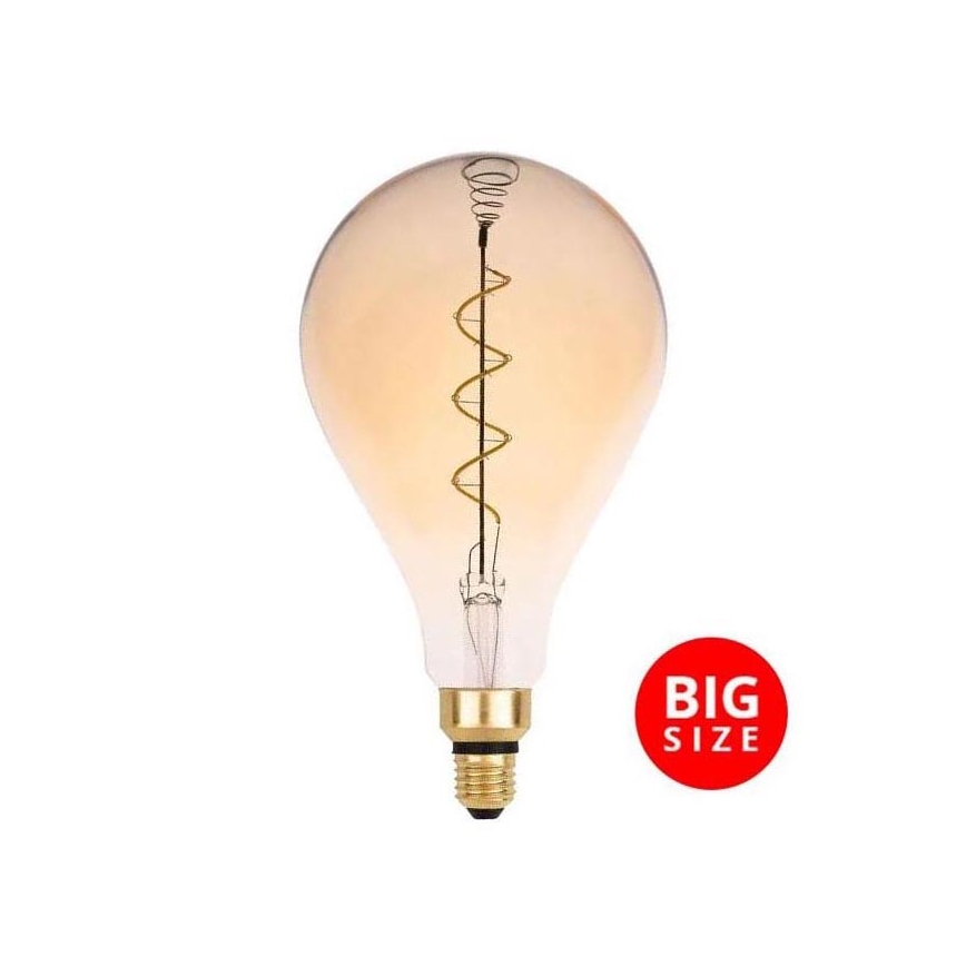 LED Lamp FILAMENT SPIRAL VINTAGE A165 E27/4W/230V 2000K