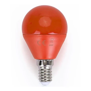 LED Lamp G45 E14/4W/230V oranje - Aigostar