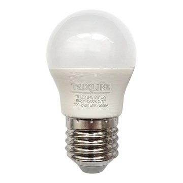 LED Lamp G45 E27/6W/230V 4200K