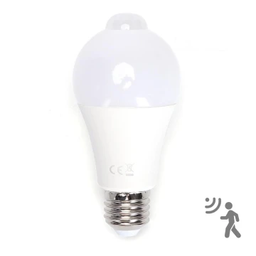 LED Lamp met bewegings- en schemersensor A60 E27/12W/230V 6500K - Aigostar