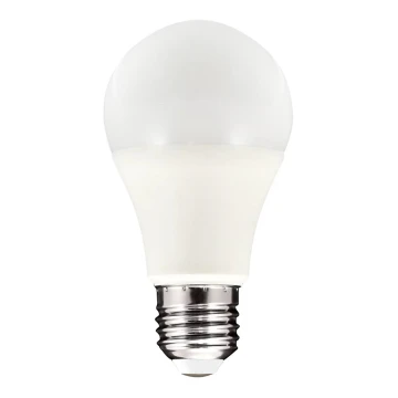 LED Lamp met bewegings- en schemersensor A60 E27/8W/230V 3000K