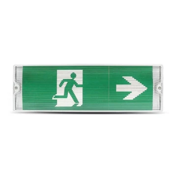 LED Noodverlichting EMERGENCY EXIT LED/3W/230V IP65 6000K 1200mAh