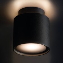 LED Plafond Spot SONOR 1xGU10/10W/230V + LED/4W zwart