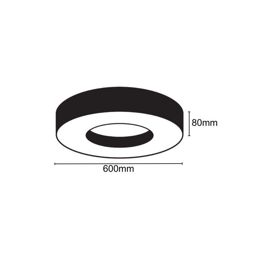 LED Plafondlamp LED/30W/230V 4000K diameter 60 cm