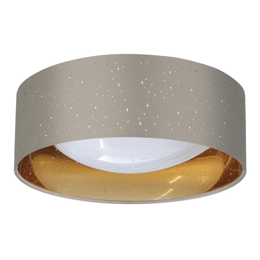 LED Plafondlamp TULUZA LED/18W/230V diameter 32 cm bruin