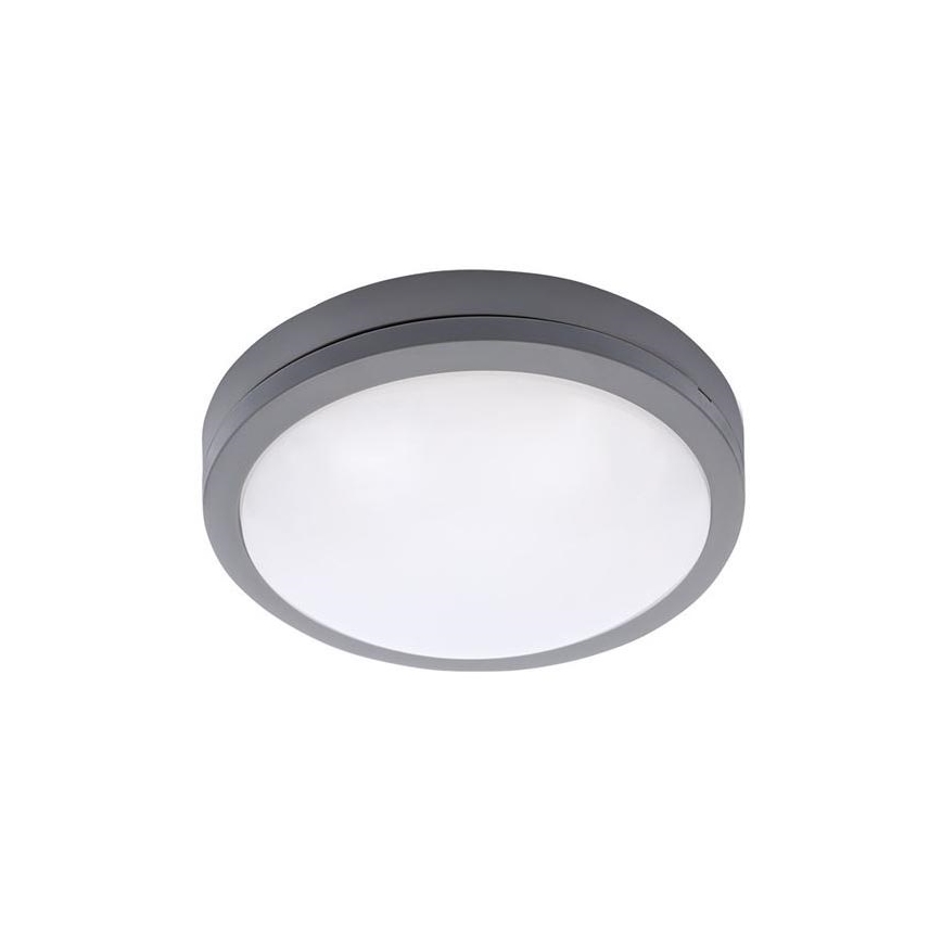 LED Plafondlamp voor buiten SIENA LED/20W/230V IP54 diameter 23 cm antraciet