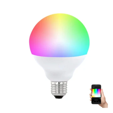 LED RGB Lamp dimbaar CONNECT E27/13W - Eglo