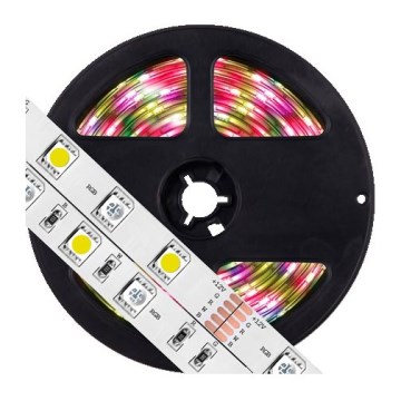 LED RGB Strip dimbaar 5m LED/19W/12V IP65