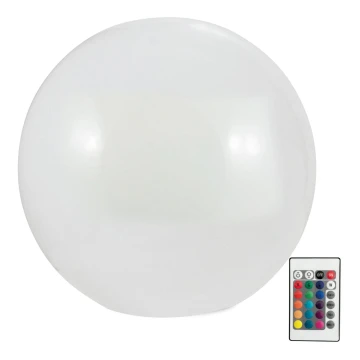 LED RGBW Solar lamp BALL LED/1,2V diameter 40 cm IP65 + afstandsbediening