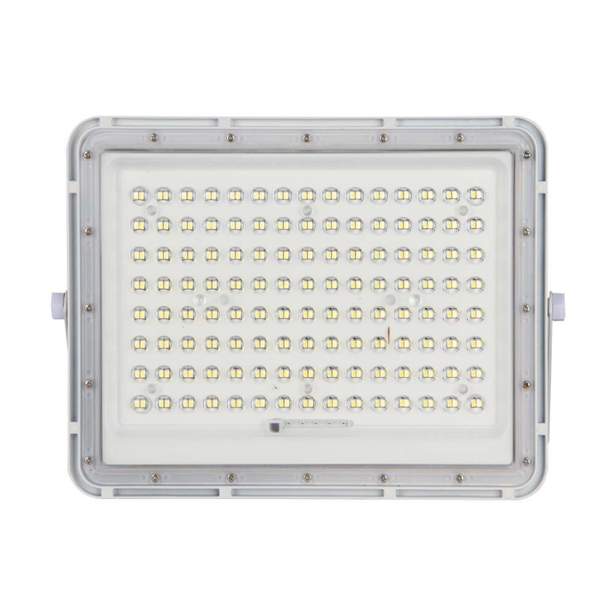 LED Schijnwerper op zonne-energie voor buiten LED/20W/3,2V 6400K wit IP65 + afstandsbediening