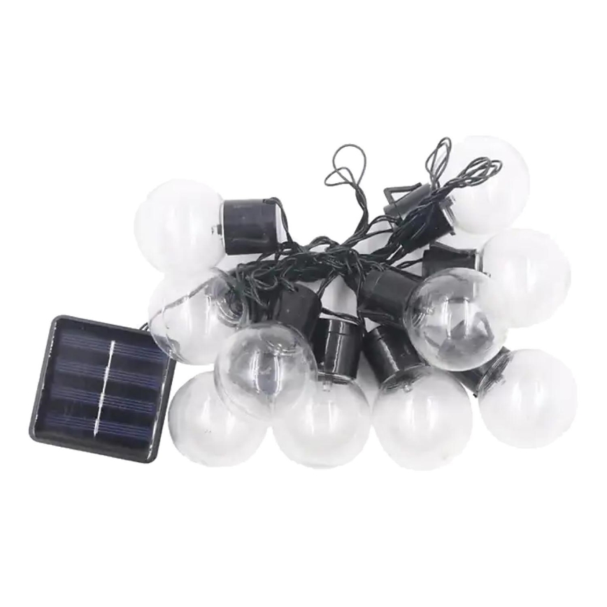 LED - Solar ketting 10xLED/0,12W/1,2V 1xAA IP44 6000K