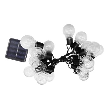 LED - Solar ketting 20xLED/0,12W/1,2V 1xAA IP44 3000K