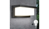 LED Wandlamp voor buiten met schemersensor ​ NEELY 1xE27/9W/230V IP54 antraciet