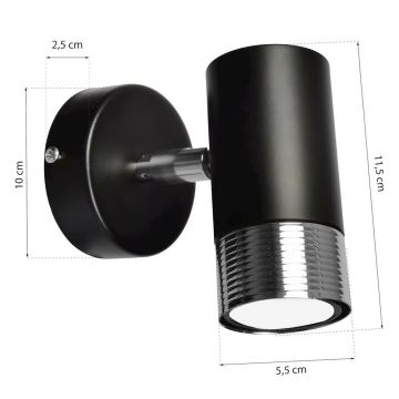 LED Wandspot DANI 1xGU10/8W/230V