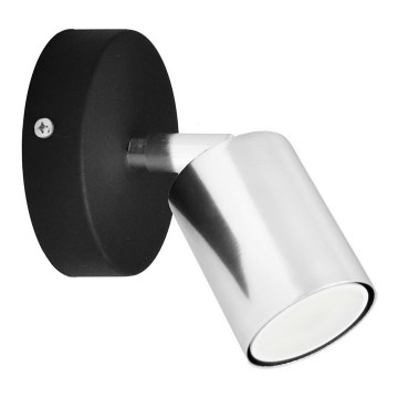 LED Wandspot TUNE 1xGU10/4,8W/230V mat chroom/zwart