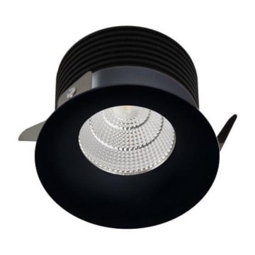 LED2 - LED Inbouwspot SPOT LED/9W/230V zwart IP44