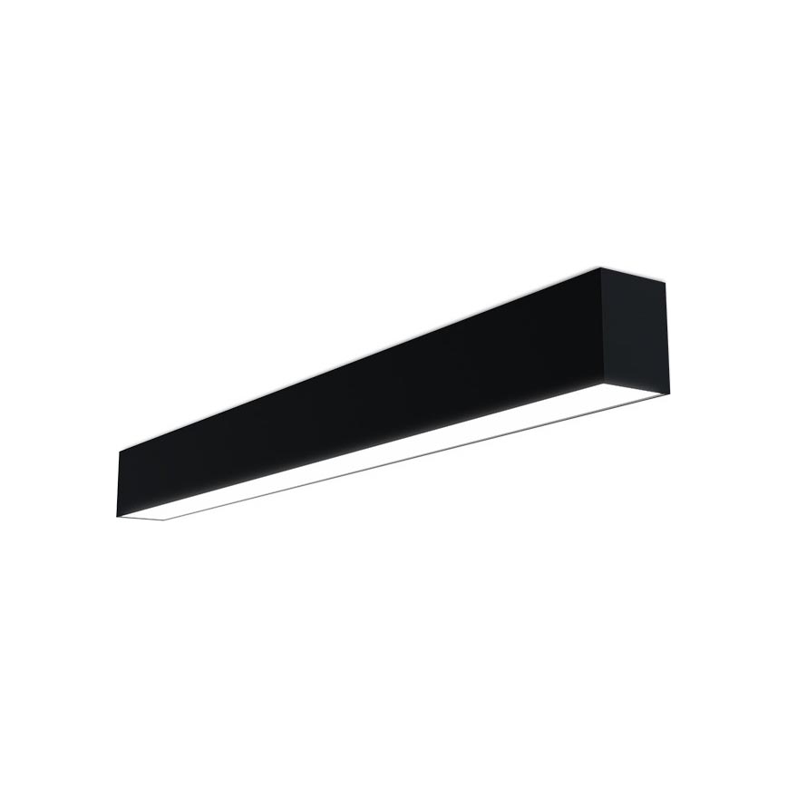 LED2 - LED Plafondlamp LINO LED/24W/230V 3000K/3500K/4000K zwart 90 cm