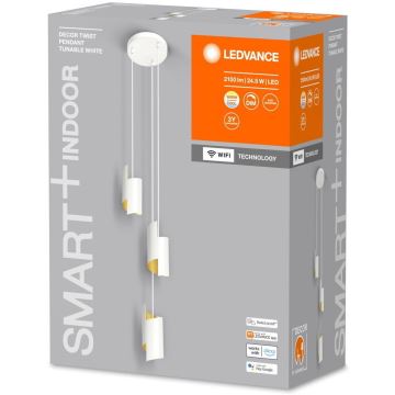 Ledvance - Dimbare LED Hanglamp aan een koord SMART+ DECOR 3xLED/8W/230V wit Wi-Fi