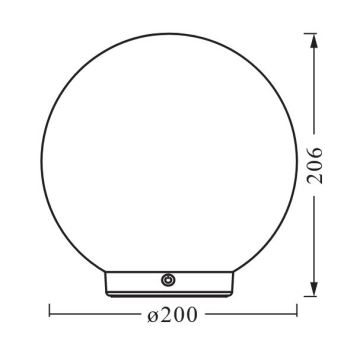 Ledvance - LED RGBW Dimbare oplaadbare tafellamp SMART+ MAGIC LED/3,5W/5V 2200-6500K Wi-Fi