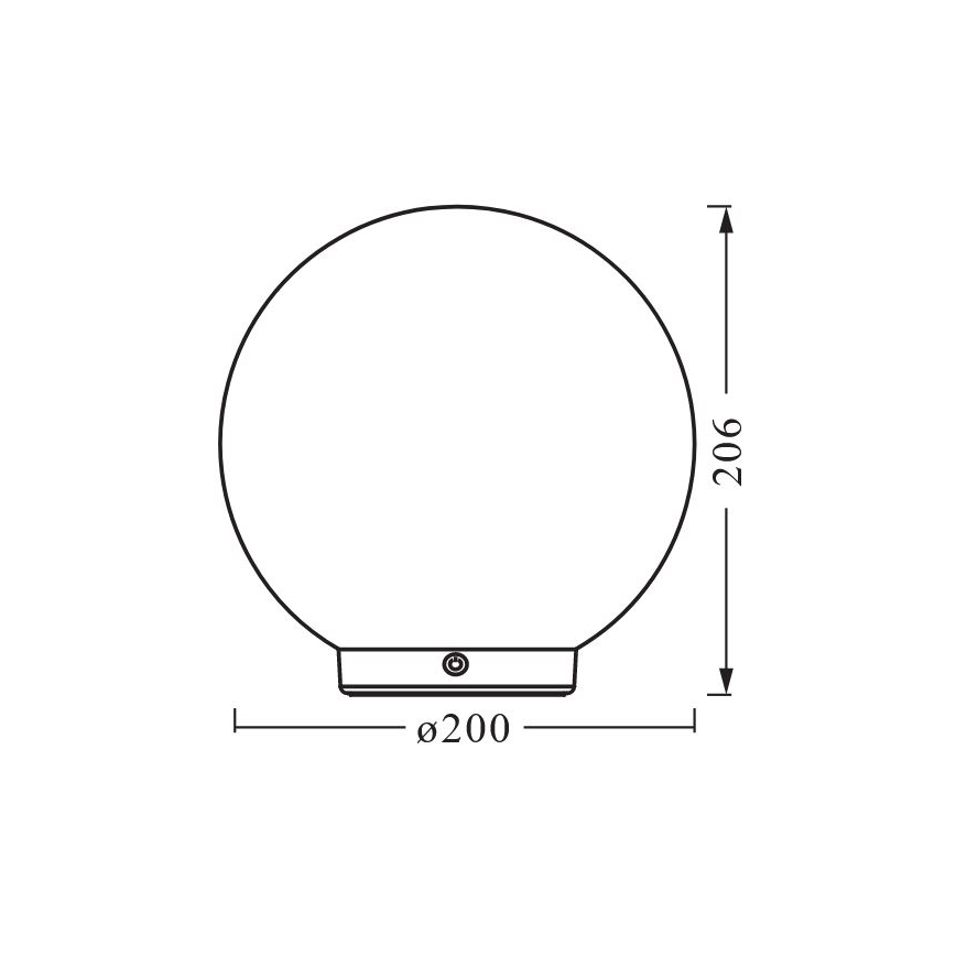 Ledvance - LED RGBW Dimbare oplaadbare tafellamp SMART+ MAGIC LED/3,5W/5V 2200-6500K Wi-Fi