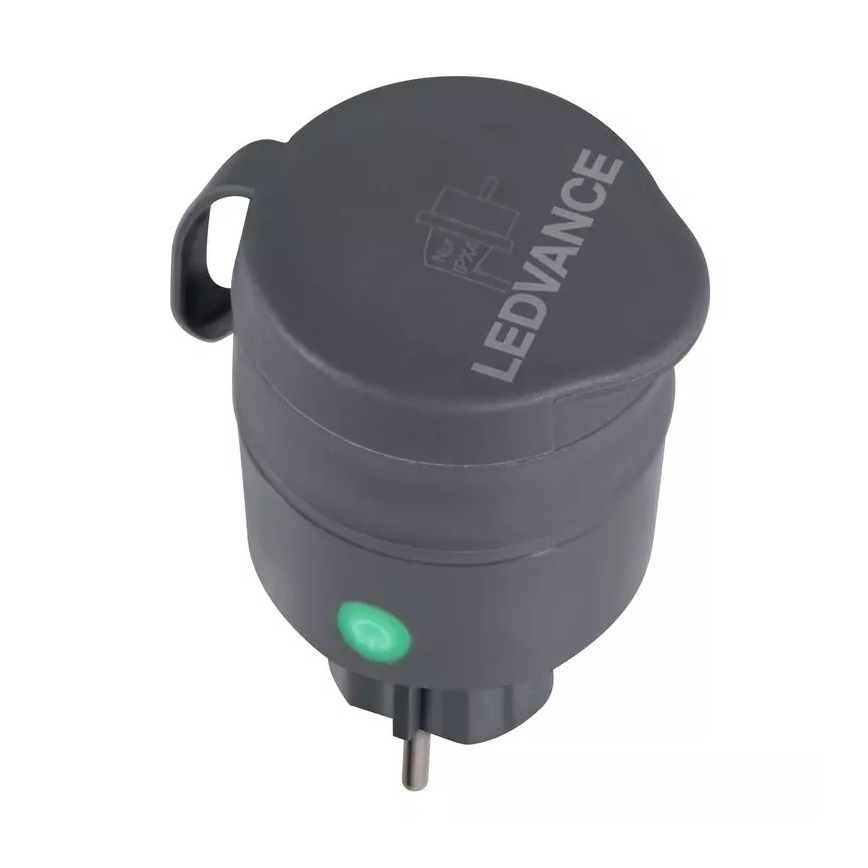 Ledvance - Slim Stopcontact voor Buiten SMART+ PLUG 3680W IP44