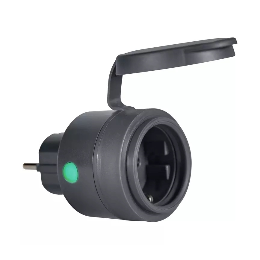 Ledvance - Slim Stopcontact voor Buiten SMART+ PLUG 3680W IP44